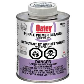 Oatey 48944/31491 Primer/Cleaner, Liquid, Purple, 473 mL