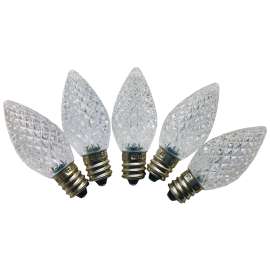 Hometown Holidays 24778 Bulb, Candelabra Lamp Base, LED Lamp, Crystal Warm White Light
