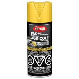 Krylon 41934 Spray Paint, John Deere Yellow, 12 oz