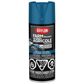 Krylon 1936 Farm and Implement Paint, Ford Blue, 12 oz, Aerosol Can