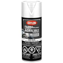 Krylon 1937 Farm and Implement Paint, High Gloss, White, 12 oz, Aerosol Can