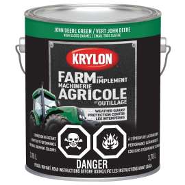 Krylon 1966 Farm and Implement Paint, John Deere Green, 128 oz