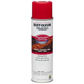 Industrial Choice M1400 System 264696 Construction Marking Paint, Safety Red, 17 oz, Aerosol Can