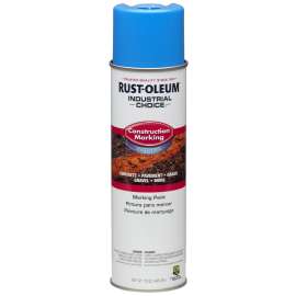 Industrial Choice M1400 System 264694 Construction Marking Paint, Caution Blue, 17 oz, Aerosol Can