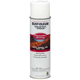 Industrial Choice M1400 System 264692 Construction Marking Paint, White, 17 oz, Aerosol Can