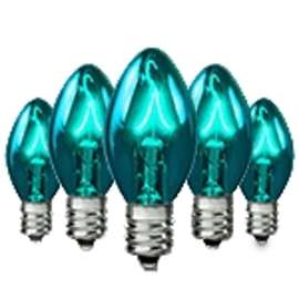 Hometown Holidays 19257 Transparent Light Bulb, Intermediate Lamp Base, Incandescent Lamp, Multi Light