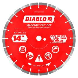 Diablo DMADS1400 Saw Blade, 14 in Dia, Segmented Rim