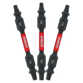 Diablo DDESQV25-S3 Bit Set, 3-Piece, Square