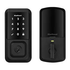 Kwikset Halo Series 939 WIFI TSCR 514 Touchscreen Wi-Fi Enabled Smart Lock, AAA Grade, Keyless Key, Zinc, Matte Black