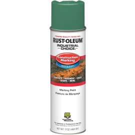 Industrial Choice M1400 System 314062 Construction Marking Paint, Safety Green, 17 oz, Aerosol Can