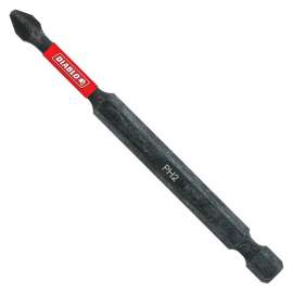 Diablo DPH235P1 Screwdriver Insert Bit, #2 Drive, Phillips Drive, 3-1/2 in L