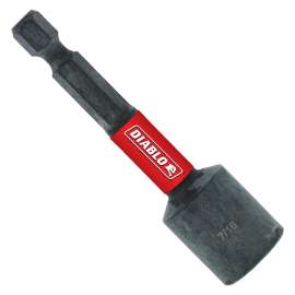 Diablo DNTSL716 Magnetic Nutsetter, 2-9/16 in L, 7/16 in L Shank