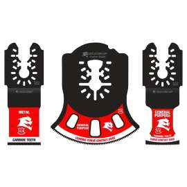 Diablo DOU3CS Oscillating Blade Set, Carbide Grit