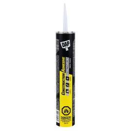 DAP 74884 Drywall and Paneling Adhesive, Gray, 828 mL Cartridge