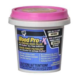 DAP WOODPRO-X 74285 Woodfiller with DryDex Dry Time Indicator, Paste, Musty, Natural, 156 g