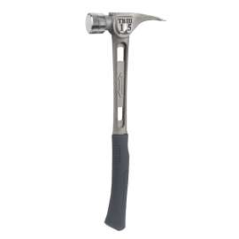 STILETTO TI-BONE III TB3SC Curved Claw, Smooth Face Hammer, 15 oz Head, Titanium Head, Black Handle