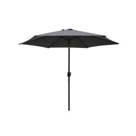 Seasonal Trends 59655 Tilt/Crank Market Umbrella, 94.4 in H, 106.3 in W Canopy, 106.3 in L Canopy, Hexagonal Canopy