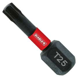 Diablo DT251P100 Screwdriver Insert Bit, #25 Drive, Torx Drive, 1 in L