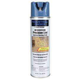 Industrial Choice MC1800 System Precision Line 205236 Inverted Marking Chalk, APWA Blue, 17 oz, Aerosol Can