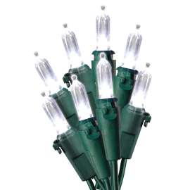 Sylvania W11L1604 Light Set, Christmas, 120 V, 9.6 W, LED Lamp, Cool White Lamp, 25,000 hr Average Life