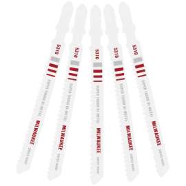Milwaukee 48-42-5310 Jig Saw Blade, 9/32 in W, 4 in L, 10 TPI, Bi-Metal Cutting Edge