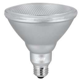 Feit Electric PAR38DM/950CA/2 LED Lamp, Flood/Spotlight, PAR38 Lamp, 90 W Equivalent, E26 Lamp Base, Dimmable, Silver