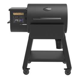 LOUISIANA GRILLS Black Label 10669 Wood Pellet Grill, 520 sq-in Primary Cooking Surface, Side Shelf Included: Yes