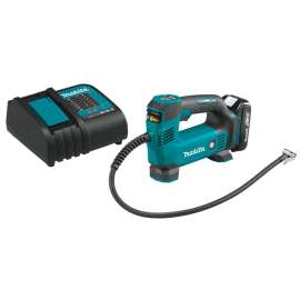 Makita LXT Series DMP180SYX Cordless Inflator Kit, 18 V, 120 psi Max Pressure, 25-1/2 in L Hose