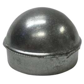 Roma Fence LTD Fence & Wire Post Cap, 1-5/8 in O.D, Cast Aluminum, Galvanized, For Use With 1-1/2 in Posts