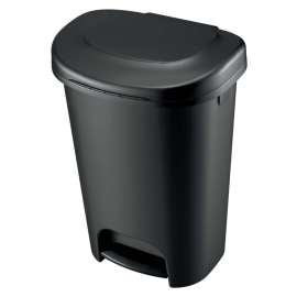 Rubbermaid 1843028 Trash Can, 13 gal Capacity, Black