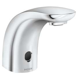 Moen M-Power Series CA8302 Electronic Lavatory Faucet, 0.5 gpm, Cast Brass, Chrome Plated, Fixed Spout