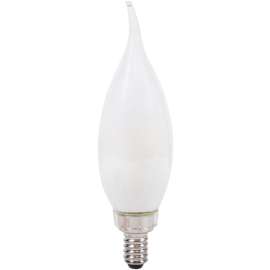 Sylvania 40780 Natural LED Bulb, Decorative, B10 Bent Tip Lamp, 40 W Equivalent, E12 Lamp Base, Dimmable, Frosted