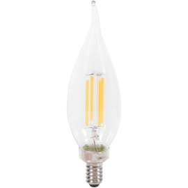 Sylvania TruWave Series 40773 LED Bulb B10 Lamp, B10 Lamp, 60 W Equivalent, E12 Candelabra Lamp Base, Dimmable, Clear