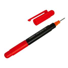 Vulcan JLW714401 4-in-1 Screwdriver Pocket Set, 5-1/4 in OAL, Chrome Vanadium Steel Bit, PVC Handle, Chrome Bit