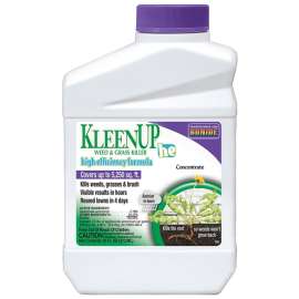 Bonide KleenUp he 752 Weed and Grass Killer Concentrate, Liquid, Amber/Light Brown, 1 pt