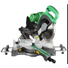 HiKOKI C10FSH Miter Saw, 10 in Dia Blade, 3800 rpm Speed, 57 deg Max Miter Angle, 45 deg Max Bevel Angle
