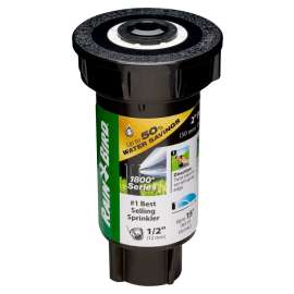 Rain Bird 1800 PRS 1802FDSPRS Pressure Regulating Pop-Up Sprinkler, 1/2 in Connection, FNPT, 2 in H Pop-Up, Plastic