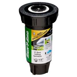 Rain Bird 1800 PRS 1802HDSPRS Pressure Regulating Pop-Up Sprinkler, 1/2 in Connection, FNPT, 2 in H Pop-Up, Plastic