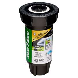 Rain Bird 1800 PRS 1802QDSPRS Pressure Regulating Pop-Up Sprinkler, 1/2 in Connection, FNPT, 2 in H Pop-Up, Plastic