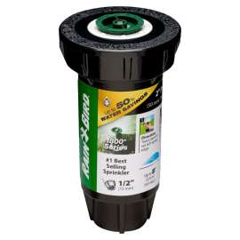 Rain Bird 1800 PRS 1802AP8PRS Pressure Regulating Pop-Up Sprinkler, 1/2 in Connection, FNPT, 2 in H Pop-Up, Plastic