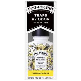 POO-POURRI Before-You-Go 1524131 Toilet Spray, 2 oz Bottle, Citrus