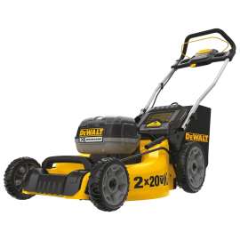 DeWALT DCMW220W2 Brushless Cordless Mower, 5 Ah, 20 V Battery, Lithium-Ion Battery, 20 in W Cutting, 45 min Battery Run