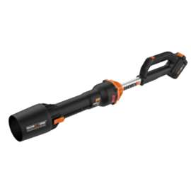 WORX WG543 Leafjet Cordless Leaf Blower, 4 Ah, 20 V Battery, 2-Speed, 410 cfm Air, Black/Orange