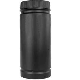 SELKIRK DSP6AL-1/266086 Stove Pipe, 6 in ID x 6-1/2 in OD Dia, 12 to 18 in L, Aluminized Steel/Stainless Steel