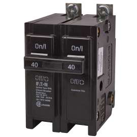 EATON BQL240 Replacement Classic Circuit Breaker, Type BQL, 40 A, 2 -Pole, 120/240 VAC
