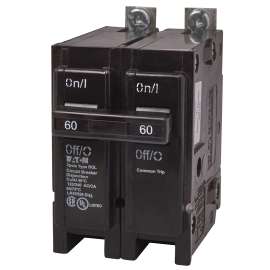 EATON BQL260 Replacement Classic Circuit Breaker, Type BQL, 60 A, 2 -Pole, 120/240 VAC