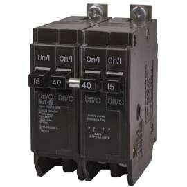 EATON BQLT15240 Replacement Classic Circuit Breaker, Quad Type BQL, 15 to 40 A, 4 -Pole, 120/240 VAC