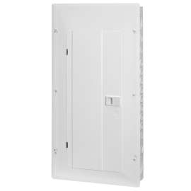 EATON CBRPM120R Load Center, 100 A, 20 -Space, 40 -Circuit, Combination, Plug-In Main Breaker, Type BR, White