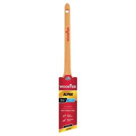 WOOSTER 4230-1 1/2 Paint Brush, 1-1/2 in W, 2-3/16 in L Bristle, Synthetic Fabric Bristle, Sash Handle