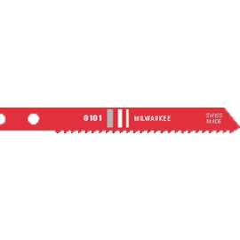 Milwaukee 48-42-0101 Jig Saw Blade, 9/32 in W, 2-3/4 in L, 14 TPI, High-Speed Steel Cutting Edge
